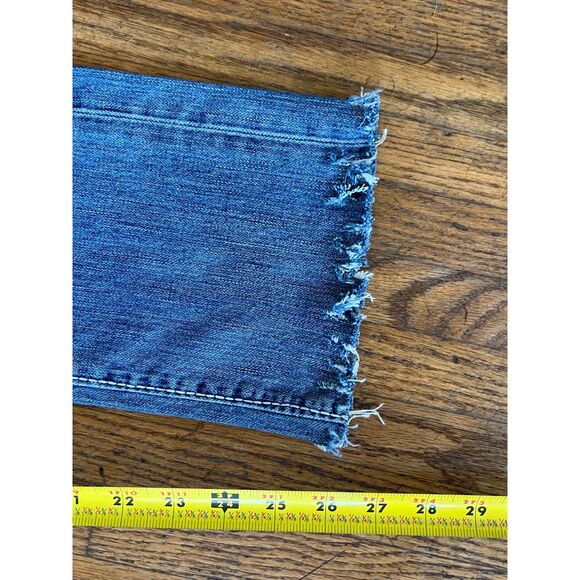 TRUE RELIGION Blue Denim White Stitch Micky Big T Jeans  Mens Size 33 - Picture 11 of 11